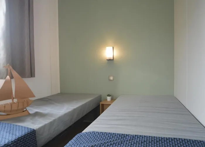 Mobil-home Confort 4 Pers, 2 Ch, Piscine Chauffee, 200m Plage, Parking, Wifi Gratuit, Animaux Ok - Fr-1-361a-32 בית נופש